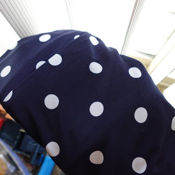 Lauren Ralph Lauren Polka Dot Sleeveless Dress Women’s 6 Navy White Retro Chic - Picture 8 of 8